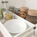 IKEA UPPDATERA drawer divider organising glass jars and bowl in kitchen drawer