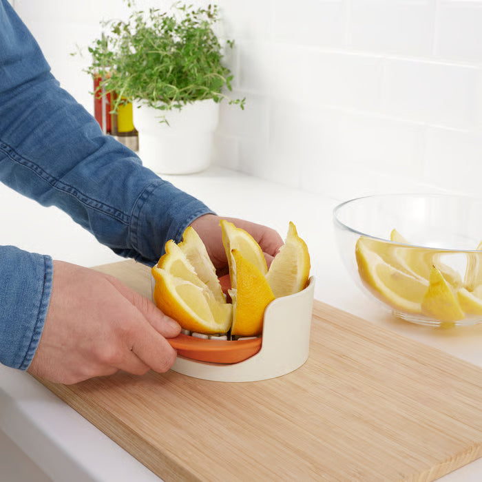 IKEA UPPFYLLD Fruit Cutter — Set of 4, Mixed Colours | Quick & Even Slices