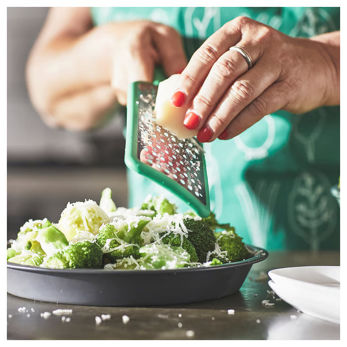 IKEA UPPFYLLD Grater with Handle — Bright Green | Effortless Shredding