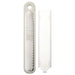 IKEA UPPFYLLD handheld grater off-white with stainless steel blade and plastic protector #50521936