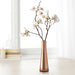 IKEA UPPGJORD copper colour vase 21cm styled with white orchids on a reflective surface