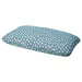  IKEA UTSÅDD blue pet cushion 48x75 cm with white dot pattern, front view, for medium dogs and large cats #40567741