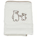 IKEA VÄDRA babycare mat cover white terry organic cotton 48x74cm with bear print on changing mat #40625227