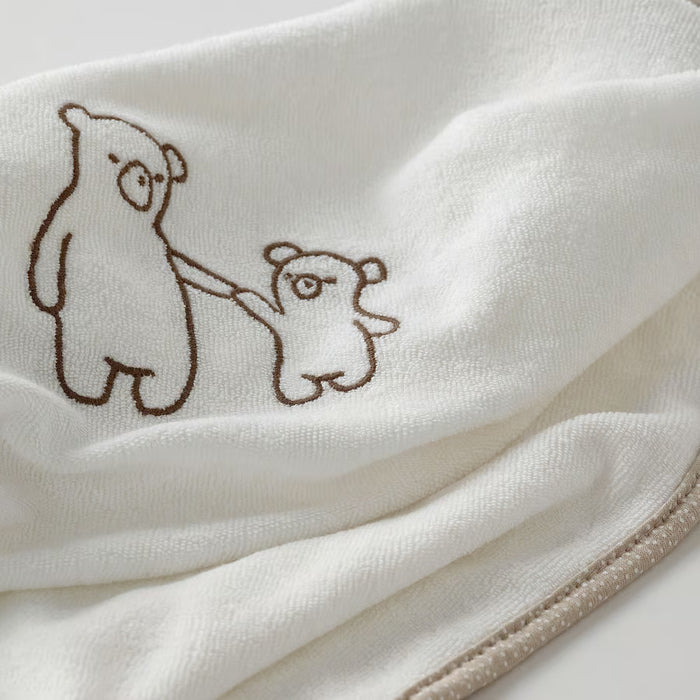 IKEA VÄDRA cover on babycare mat in nursery setting showing fit and placement