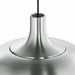 Close-up of IKEA VÄXJÖ pendant lamp, aluminum finish, 38 cm, with warm LED light