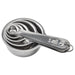 IKEA VARDAGEN stainless steel measuring cup set of 5 nested together with hang loop shown #40324724
