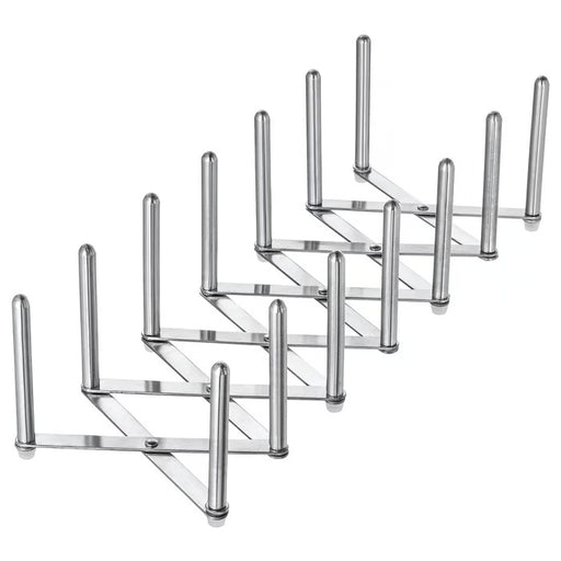  IKEA VARIERA stainless steel pot lid organiser three units stacked kitchen drawer storage #40164075
