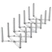 IKEA VARIERA stainless steel pot lid organiser three units stacked kitchen drawer storage #40164075