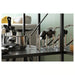  IKEA VARIERA adjustable lid organiser stainless steel expanded to full length on kitchen shelf