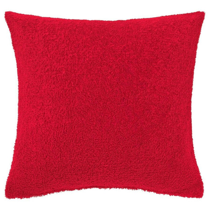 IKEA FIALISA Cushion pad, white 50x50 cm with Cushion cover, red, 50x50 cm