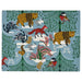 IKEA VINTERFINT blue place mat with charming animal pattern, 45x35 cm size-60581171