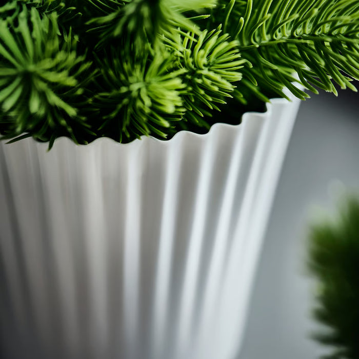 IKEA VINTERFINT Plant pot, white, 9 cm (3 ½ ")