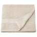 IKEA VITBACKEN beige bath towel 70x140 cm folded, soft cotton terry, classic rectangular design #70654082