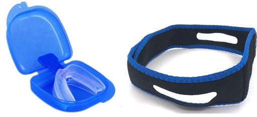 Digital Shoppy Mouth Guard Anti Snoring Mouthpiece Best Stop Snoring Aids for Natural and Comfortable Sleep And Sleeping Aid Sleep Chin Belt Strap (1 Piece each)--FREE SHIPPING - digitalshoppy.in