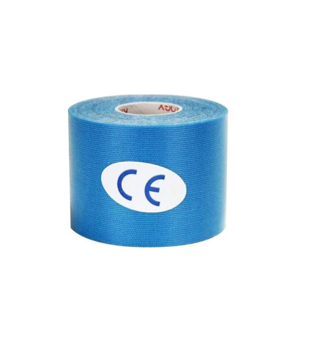 Muscle support and protection tape roll with a close-up view.