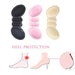 Butterfly insoles with adjustable sizing and heel liner grips