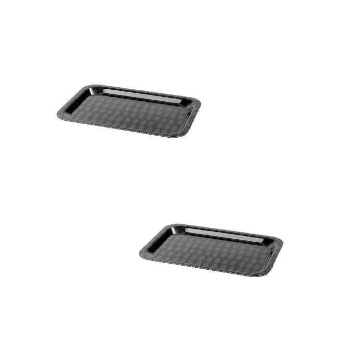 IKEA SAMMANHANG Tray, black/grey, 28x20 cm (11x7 7/8 ")
