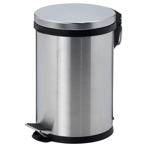 A long-lasting and easy-to-use IKEA pedal bin in a laundry room, perfect for organizing and managing waste.
