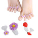 Digital Shoppy  Silicone Toe Separators Foot Toe Spacers Daisy Flower Sunflower Water drop Pedicure Foot Toe Nail Art Tool --FREE SHIPPING - digitalshoppy.in