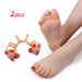 Comfortable toe spacers designed to provide relief from bunion hallux valgus and promote foot health.