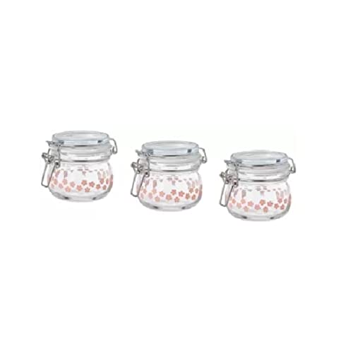  IKEA Jar with lid, glass/printed, 13 cl (4 oz) (Pack of 3) price online kitchenware home strage device digital shoppy, Glass jar with printed lid from IKEA, perfect for storing and displaying small essentials. Sleek and stylish design  20486331