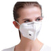 Digital Shoppy 9001V PM2.5 KN90 Anti Pollution Mask Elastic Ear band Particulate Respirator Dust Mask with Cool Flow Valve Breathable Mask - digitalshoppy.in