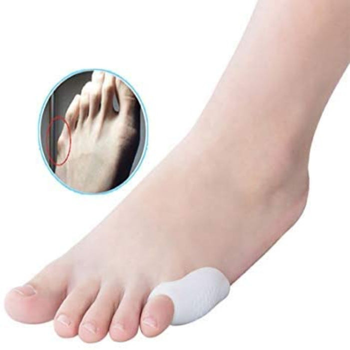 Silicone Gel Little Toe Bunion Protector - Provides comfort and relief for little toe pain