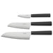 Digital Shoppy IKEA 3-Piece Kitchen Knife Set kitchen knife set kitchen slicing chopping handle meal breeze 30346830