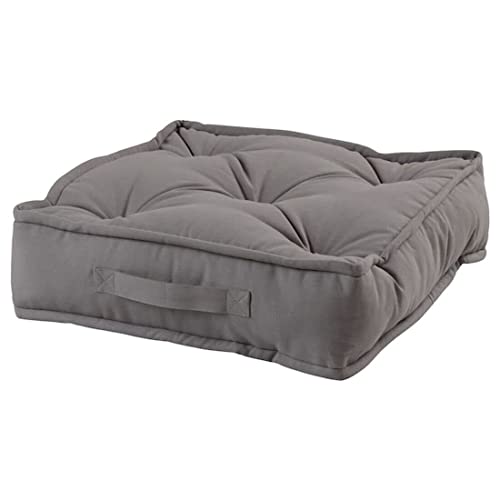 A grey floor cushion from IKEA, ideal for a minimalist interior. 00415844, 90540221,10540220, 70540222 