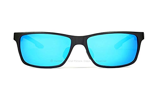 Digital Shoppy Men's Aluminum Polarized Mirror Square Goggle Eye wear Sun Glasses Accessories for Men/Female Sunglasses 6560 6560 blue clear protect light damage online price