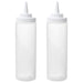 Digital Shoppy IKEA Squeeze Bottle, Plastic, Transparent, 330 ml (11 oz) - 2 Pack - digitalshoppy.in