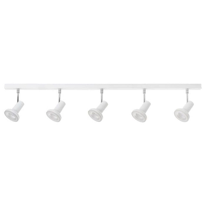 Digital Shoppy IKEA Ceiling Spotlight with 5 Spots, White/Chrome-Plated. 20459691