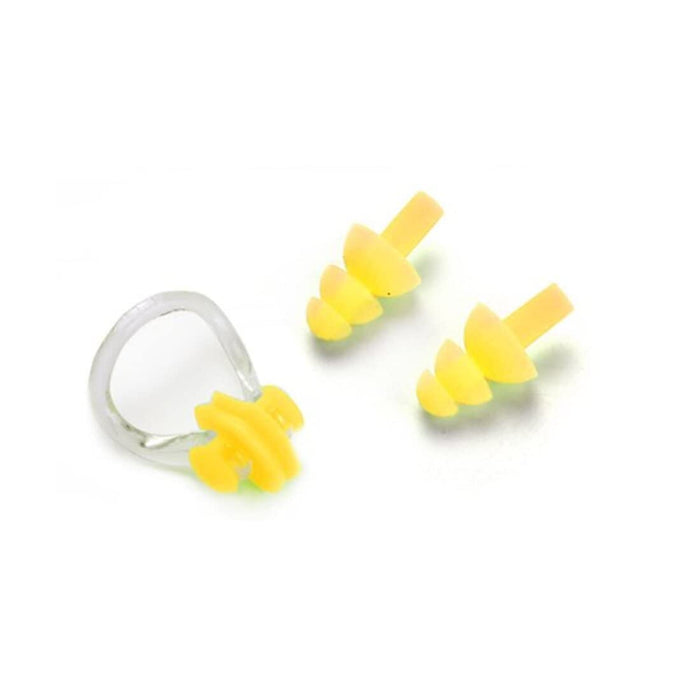 Digital Shoppy Silicone Swimming Nose Clip with Ear Plugs Set for Swimming or Other Watersports