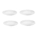 White opal glass dinner plate from IKEA