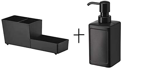 RINNIG soap dispenser, gray, 15 oz - IKEA