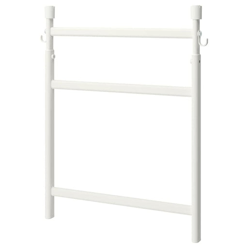 IKEA Adjustable Rack with Hooks - A space-saving storage solution for any room.