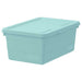 Digital Shoppy IKEA Storage Box with lid Light Blue 38x25x15 cm