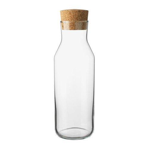 Ikea 365 (34 Oz) Clear Glass Carafe With Cork Stopper, Ideal For Hot and Cold Water Pitcher, Tea/Coffee Maker, Iced Tea, Beverage Pitcher As Well As for Serving Wine - digitalshoppy.in