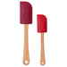 Digital Shoppy IKEA Spatula Silicone - Set of 2 (Bamboo Red) cooking baking non stick online low price 70529644