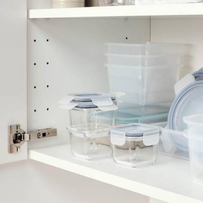 Digital Shoppy IKEA Food container with lid, square/glass. -for Food storage & organizing boxes, kitchen, restaurants, catering, wholesale, disposable hot food containers, plastic-40444948