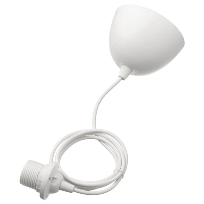 Digital Shoppy IKEA Cord Set With Pendant lampshade, white, 1.8 m. 90386578, 60480916