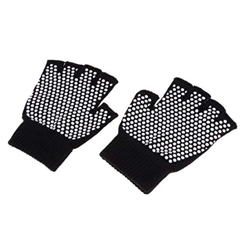 Yoga Gloves Unisex Non-slip Fitness Gloves For Gym Yoga Pilates Balance  Warm Workout Fitness Half Finger Hand Protector Glove
