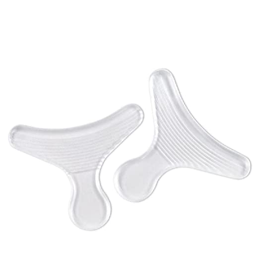 Digital Shoppy 1 Pair Transparent Slip-resistant Shoes Pad Stickers Invisible Silicone Foot Insoles Gel Sticker Patches sticker insole patch relax heel online price X001K7GHWF digital shoppy