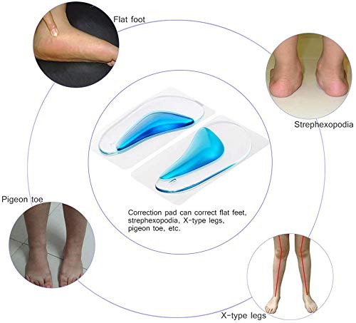 Digital Shoppy Silicon Orthopaedic Adjuster Arch Support and Polyester Big Toe Bunion Splint Hallux Valgus Foot Pain Relief Corrector (Black and Blue)
