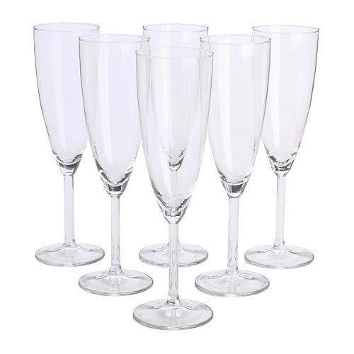 IKEA champagne flute with a festive background, ready for any special occasion or celebration