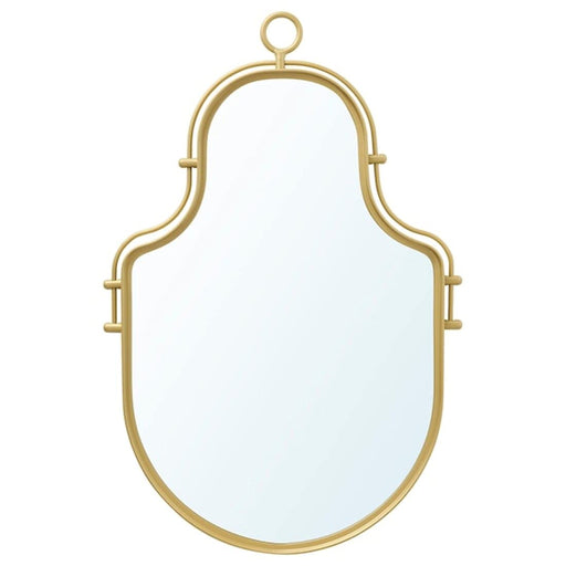 Digital Shoppy IKEA Mirror gold-colour, 43x28 cm 20493633 sleek functional home bedroom bathroom