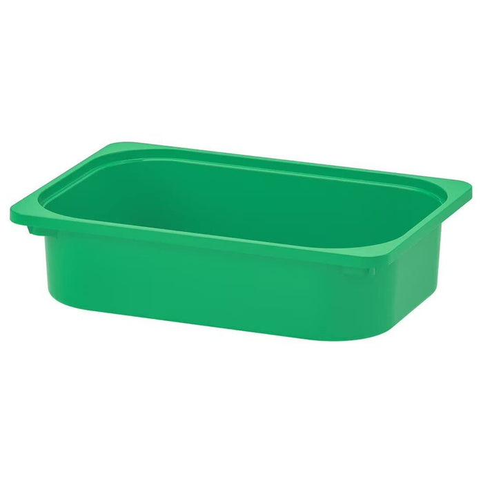 Digital Shoppy Storage box, green, 42x30x10 cm (16 ½x11 ¾x4 ") , Rectangular storage container with lid, 42x30x10 cm - efficient and space-saving (Green) 20466286