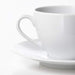 The smooth surface of the cup and saucer is easy to clean and maintain, even with frequent use 40277464