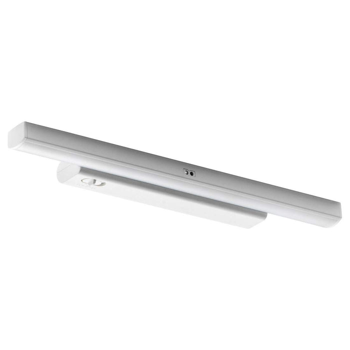 digital shoppy ikea cabinet lighting strip , An image of IKEA's LED cabinet lighting strip with a built-in sensor, in white color and 52cm in length. The strip is installed under the cabinet and provides bright, energy-efficient illumination. 80360121  