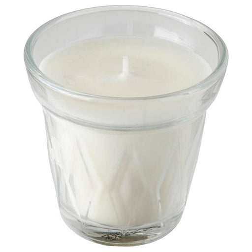 Digital Shoppy IKEA Scented Candle in Glass, Flower/Clear glass8 cm (3 ¼ ")